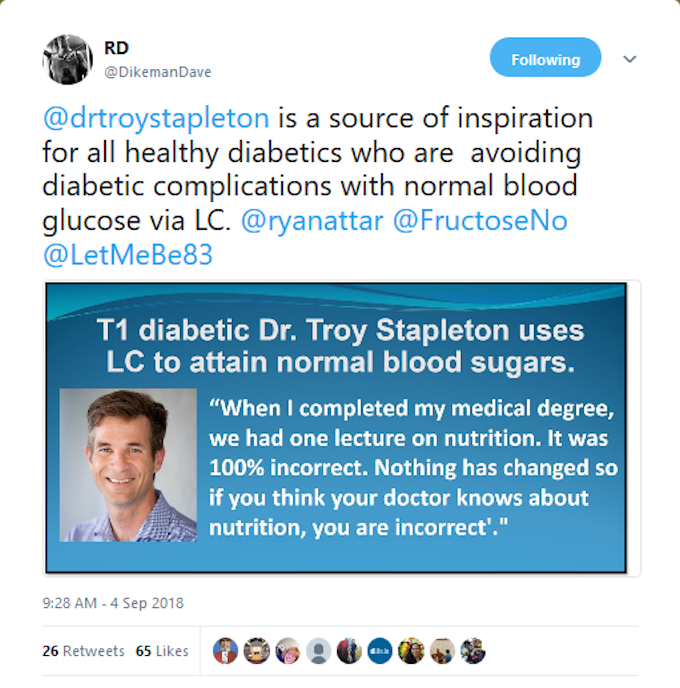 Medical education doesn't include nutrition Twitter Image