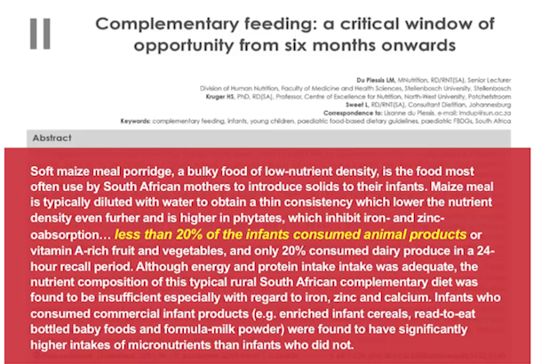 Low Density Food Study Quote